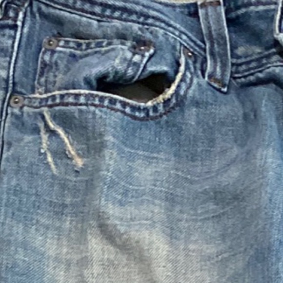 Vintage Y2K Abercrombie & Fitch Wide Leg Light Wash Jeans - Picture 4 of 16